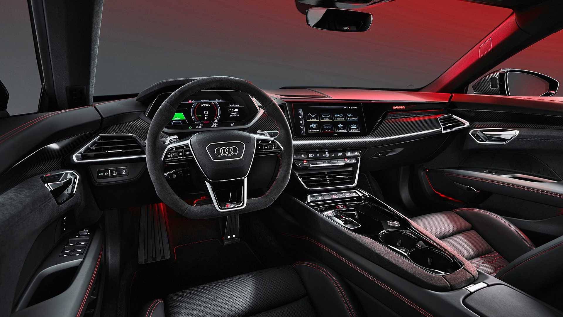 az Audi RS e-tron GT utastere