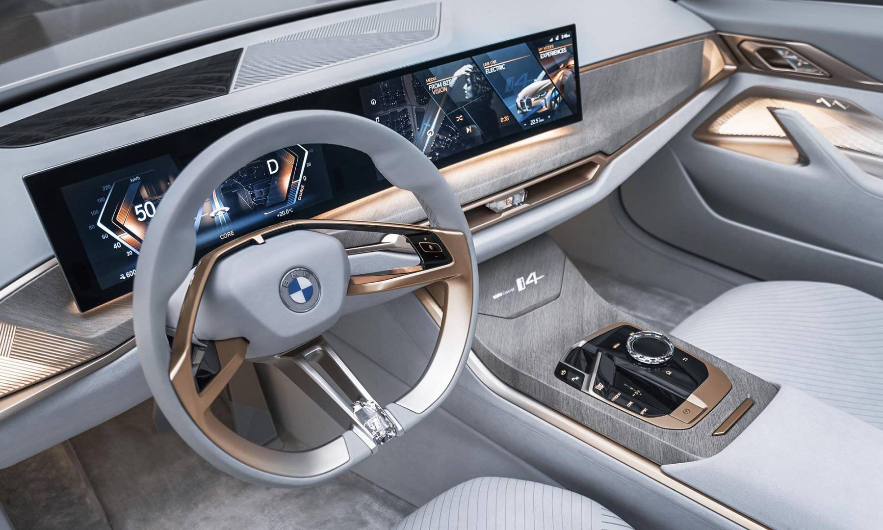 2021-es BMW i4 beltér látványterv